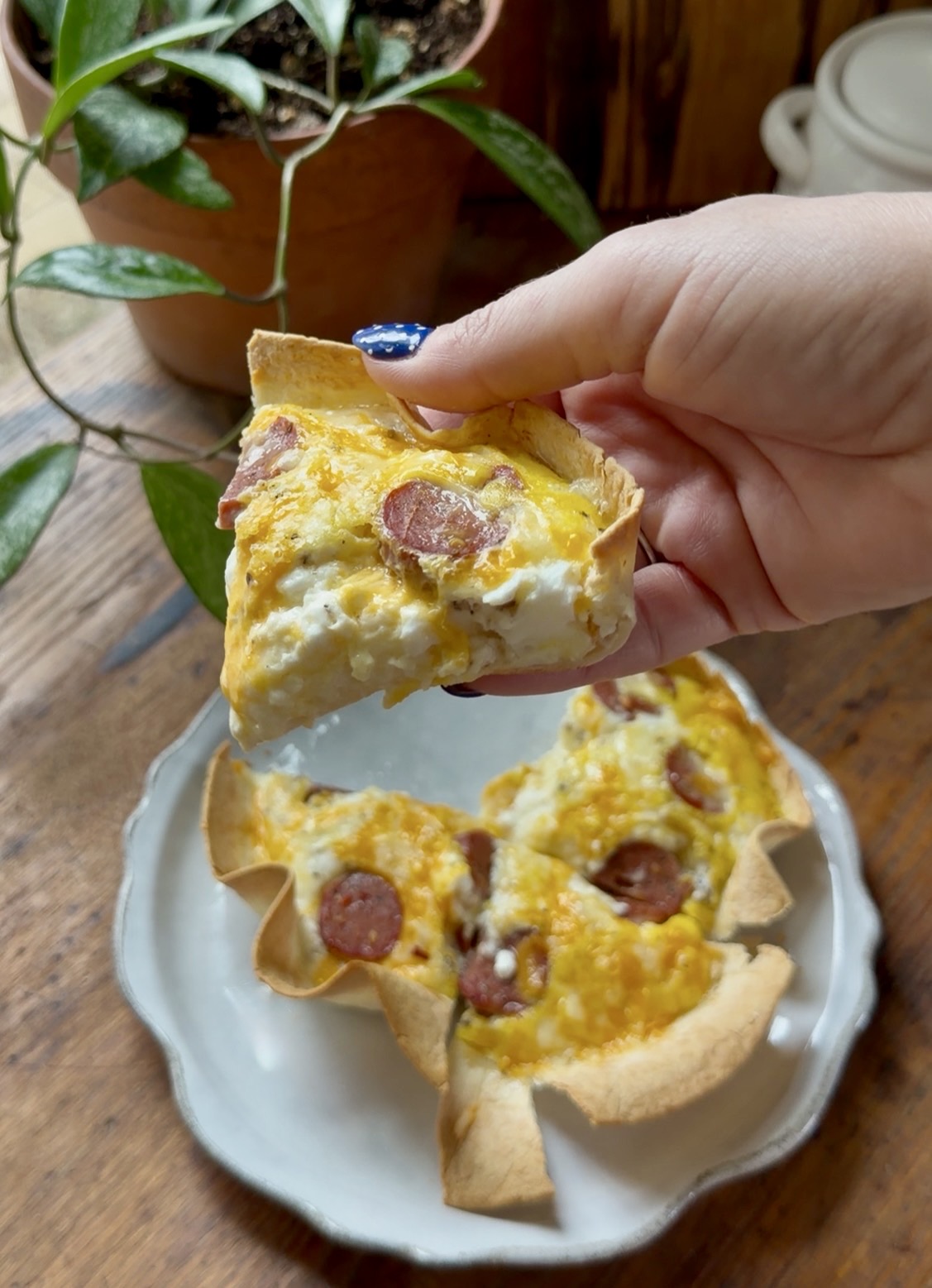 Easy Personal Quiche