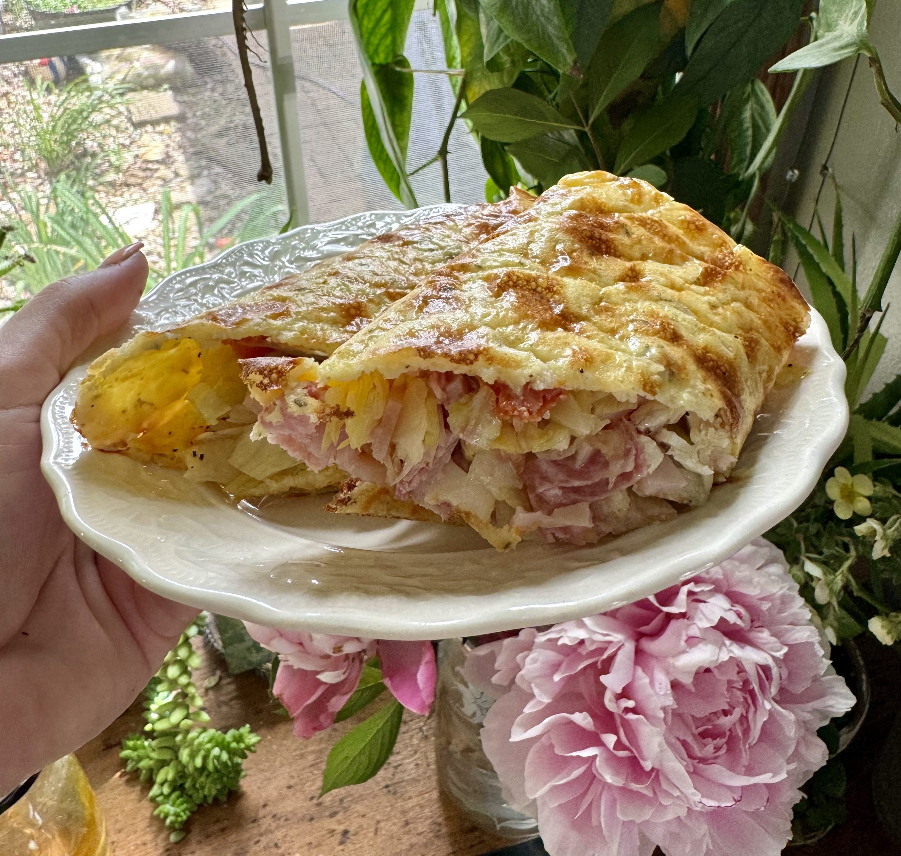 Chopped Italian Cottage Cheese Flatbread Wrap