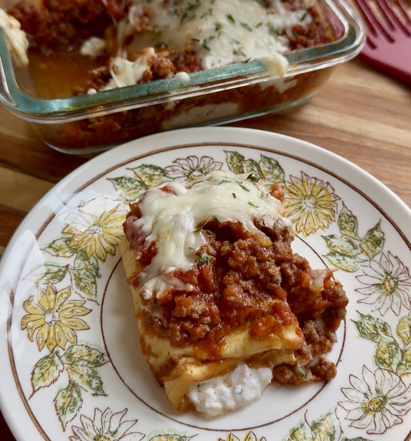 Low Carb Manicotti