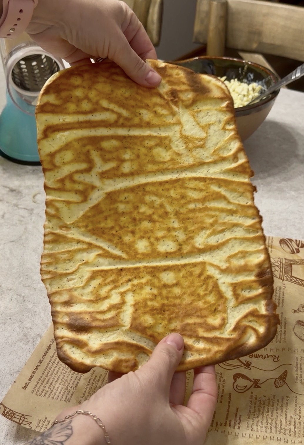 Cottage Cheese Flatbread